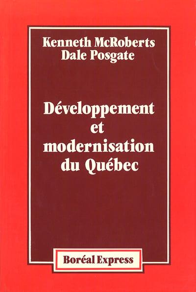 Développement et modernisation du Québec