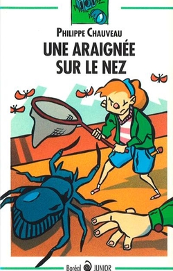 Une araignée sur le nez