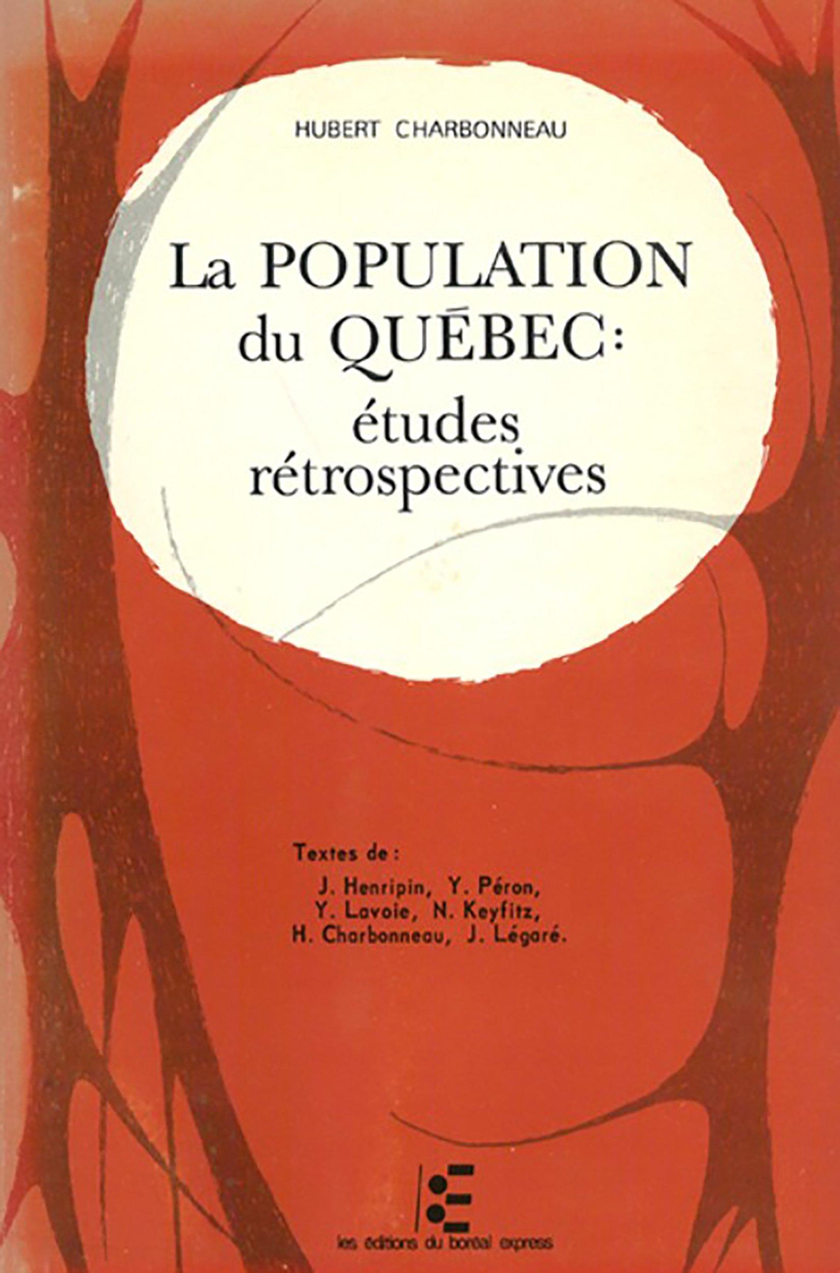 La Population du Québec: études rétrospectives