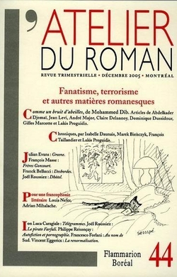 L'Atelier du roman n 44