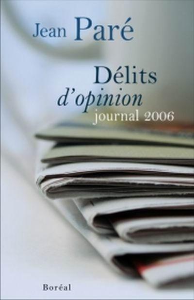 Délits d'opinion