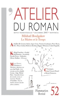 L'Atelier du roman n 52