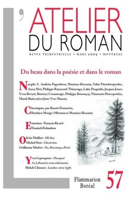 L'Atelier du roman n 57